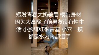 短发青春大奶美眉 模特身材 因为太高除了前男友没有性生活 小脸绯红很害羞 小穴一摸都是水内内都湿了