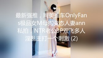 最新强推，网美推车OnlyFans极品女M母狗变态人妻ann私拍，NTR老公3P双飞多人淫乱主打一个刺激 (2)