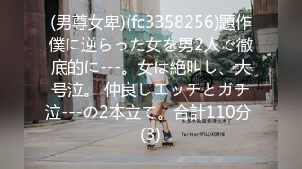 (男尊女卑)(fc3358256)題作僕に逆らった女を男2人で徹底的に---。女は絶叫し、大号泣。 仲良しエッチとガチ泣---の2本立て。合計110分 (3)